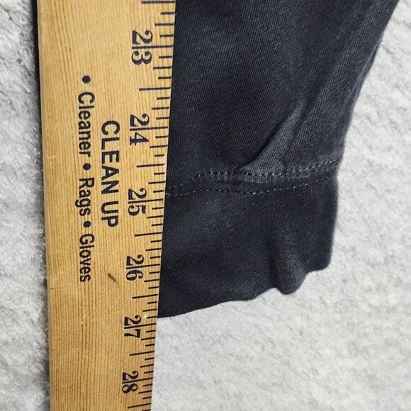 ​Men's M Nike The Nike Tee Black L/S T-Shirt Yellow Swoosh Blue Camo Back Graphi - Picture 11 of 12